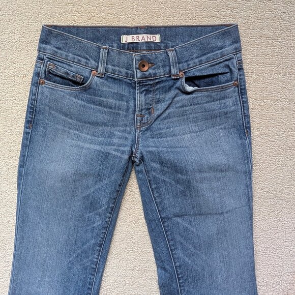 SOLD,NO Buy.J Brand Love Story Jeans 26 x 35 Flare Loveless Blue Long light wash - Picture 3 of 14